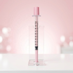 Jeringa Desechable Rosa, Morada, Verde Azulado y Azul de 0.5ml y 1ml U-100 U-40 para Uso Médico Humano y Veterinario con <span class=keywords><strong>Aguja</strong></span> 29G 30G 31G - Product Image 2
