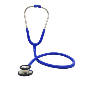 Stéthoscope double face en acier inoxydable HMYL HM-400 bleu, usage médical éducatif - Product Image 5