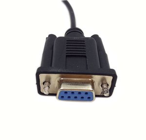 สายเคเบิลแบบมีชีลด์ OEM/ODM D-sub DB9 ต่อปลั๊กเสียงสเตอริโอ 3.5 มม. 3 ขั้ว RS232 สำหรับการเขียนโปรแกรม PLC  รับผลิตตามสั่ง - Product Image 3