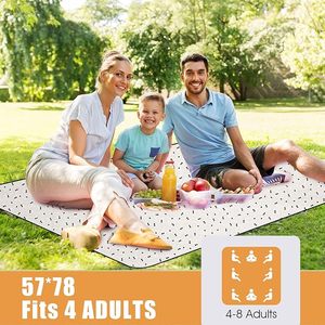 Diseño personalizado Extra grande Picnic al aire libre mantas de gran tamaño impermeable a prueba de arena portátil <span class=keywords><strong>Camping</strong></span> Mat con correa de transporte - Product Image 6