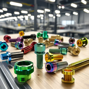 Tornillos <span class=keywords><strong>de</strong></span> Aleación <span class=keywords><strong>de</strong></span> Titanio Anodizado Resistentes a la Corrosión, Adecuados para Aplicaciones Aeroespaciales y Automotrices - Product Image 4