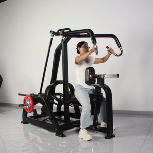 DZ8004 <span class=keywords><strong>Nautilus</strong></span> Máquina <span class=keywords><strong>de</strong></span> Polea Alta para <span class=keywords><strong>Gimnasio</strong></span> con Carga <span class=keywords><strong>de</strong></span> Discos, para Ejercicios Sentado - Product Image 2
