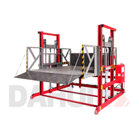 Plateforme élévatrice hydraulique 2 tonnes 3 tonnes en acier au carbone, plateforme de déchargement hydraulique mobile pour conteneurs, utilisation mobile