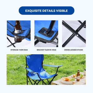 Booms Fishing Printed Design Portable Backpack Outdoor Beach Fishing Hiking Chair Foldable <b>Camping</b> Chair <b>Storage</b> Bag Carbon - Product Image 2