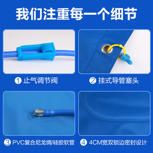 Sac inhalateur d'oxygène Cofoe 42000 ml, conception à double joint pour usage domestique d'urgence - Product Image 5