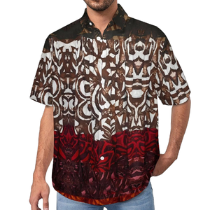 เสื้อเชิ้ตแขนกุดผู้ชายสไตล์วินเทจลำลองสั่งทำขายส่ง พิมพ์ลายดิจิตอลแบบระเหิด 3 มิติทั่วตัว ผ้าโพลีเอสเตอร์ - Product Image 1