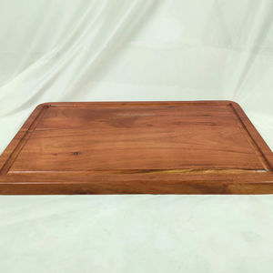 Elegante tabla de cortar de alimentos pulida de haya de dos tonos, hecha a mano Natural para el hogar y la cocina del Hotel, ecológica a bajo precio - Product Image 1