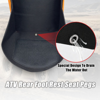 Accessoires ATV, repose-pieds réglables et pliables pour passager, compatibles avec Can-am Outlander, Polaris, Honda, Suzuki, Kawasaki, Yamaha