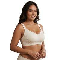 Dames Comfort One Piece Naadloze Push-up BH Draadloze Minimizer Volle Cup Lift BH voor Slaap Reizen Dagelijks Gebruik Groothandel