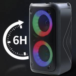 <span class=keywords><strong>Enceinte</strong></span> Bluetooth avec Micro Sans Fil Bafle Bleutoof Haut Parleur Colorful Atmosphere Lamp Karaoke Speaker with Mic and bluetooth - Product Image 5