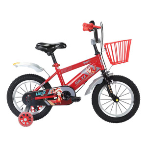 Low Price Children's Disc Brake Steel Single Speed Full Suspension Training Wheels Plastic Basket for Students NS-527 Kids Bike - Product Image 4