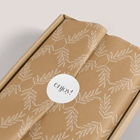 Papier d'emballage personnalisé en gros de haute qualité au meilleur prix avec logo imprimé élégant