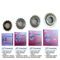 Mehrere Größen, Einzelgang, 16T 18T 20T 22T, zum Anschrauben, BSA-Gewinde, verpackt, BMX Fixed Gear Vintage Cruiser Fahrrad Freilauf