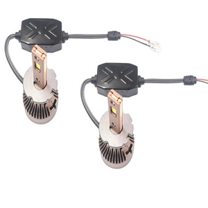 D2H ไฟหน้า LED แบบ9800lm 75W สำหรับรถยนต์เลนส์ดัดแปลงที่ทนทานและมีอุณหภูมิสี6000K สว่างมาก - Product Image 5