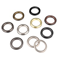 Œillets métalliques en acier inoxydable pour rideaux et bâches, personnalisables avec logo, prix abordable, antirouille