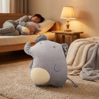 Nouvel oreiller de sommeil en peluche personnalisé, coussin décoratif en forme de cochon anime pour apaiser le corps, personnalisable