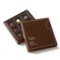 Boîte à bonbons en papier personnalisée, emballage biodégradable, boîte à dessert de luxe pour mariage, boîte à chocolat au coco avec séparateur