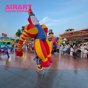 Marioneta de payaso de circo inflable para parque de atracciones para fiesta de desfile, marioneta de hombre inflable de actividad escénica - Product Image 2