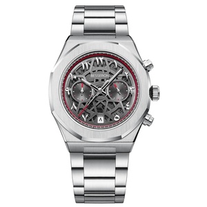 Reloj de Lujo de 42 mm con Cronógrafo Multifuncional, Números Arábigos, Movimiento de Cuarzo, Fabricantes de Relojes de Acero Inoxidable, Personalización de Logotipo, Reloj de Pulsera para Hombre - Product Image 6