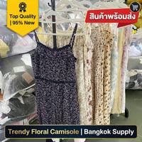 Gaun Bunga Musim Panas Premium Campuran Bekas untuk Wanita Grosir Pakaian Bekas Bermerek Bergaya untuk Penggunaan Sehari-hari di Thailand