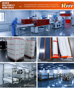 Rppf ฟิล์มป้องกันสีรถยนต์แผ่นฟิล์มห่อรถยนต์ที่มีมูล<span class=keywords><strong>ค่า</strong></span>สูงสุดสำหรับป้องกันตัวเครื่องฟิล์ม7.5Mil สัญญาณสีเหลือง TPH รักษาเองได้ป้องกันรอยขีดข่วน - Product Image 6