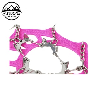 Scarponi da trekking per sport all'aria aperta accessori da campeggio scarpe sportive ramponi da arrampicata su neve in acciaio inossidabile antiscivolo all'ingrosso - Product Image 3