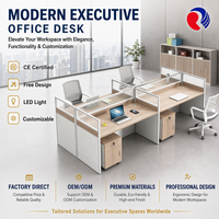 Ensemble de bureau en bois moderne et minimaliste avec tiroirs et structure métallique pour bureau à domicile ou salle d'étude