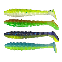 WZ RTD 7.8 "ver leurre de pêche en plastique souple en gros appâts de poisson artificiels Type de ver grand appât de pêche Robot poisson leurre