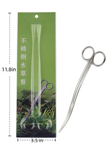 Gunting alat pembersih tanaman akuatik, gunting penjepit Stainless Steel gunting rumput air besar - Product Image 6