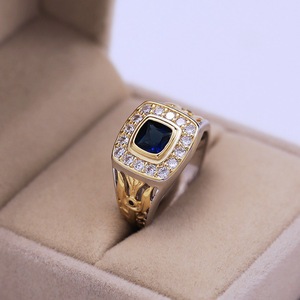 Anello Bicolore Stile Business Design Vintage per Uomo - Product Image 6