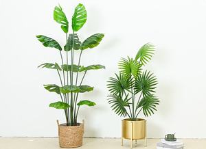 Planta Artificial de Alta Calidad, Vegetación Tropical de Plástico en Maceta, Decoración de Interiores para el Hogar, Palmeras Artificiales para Exteriores - Product Image 4