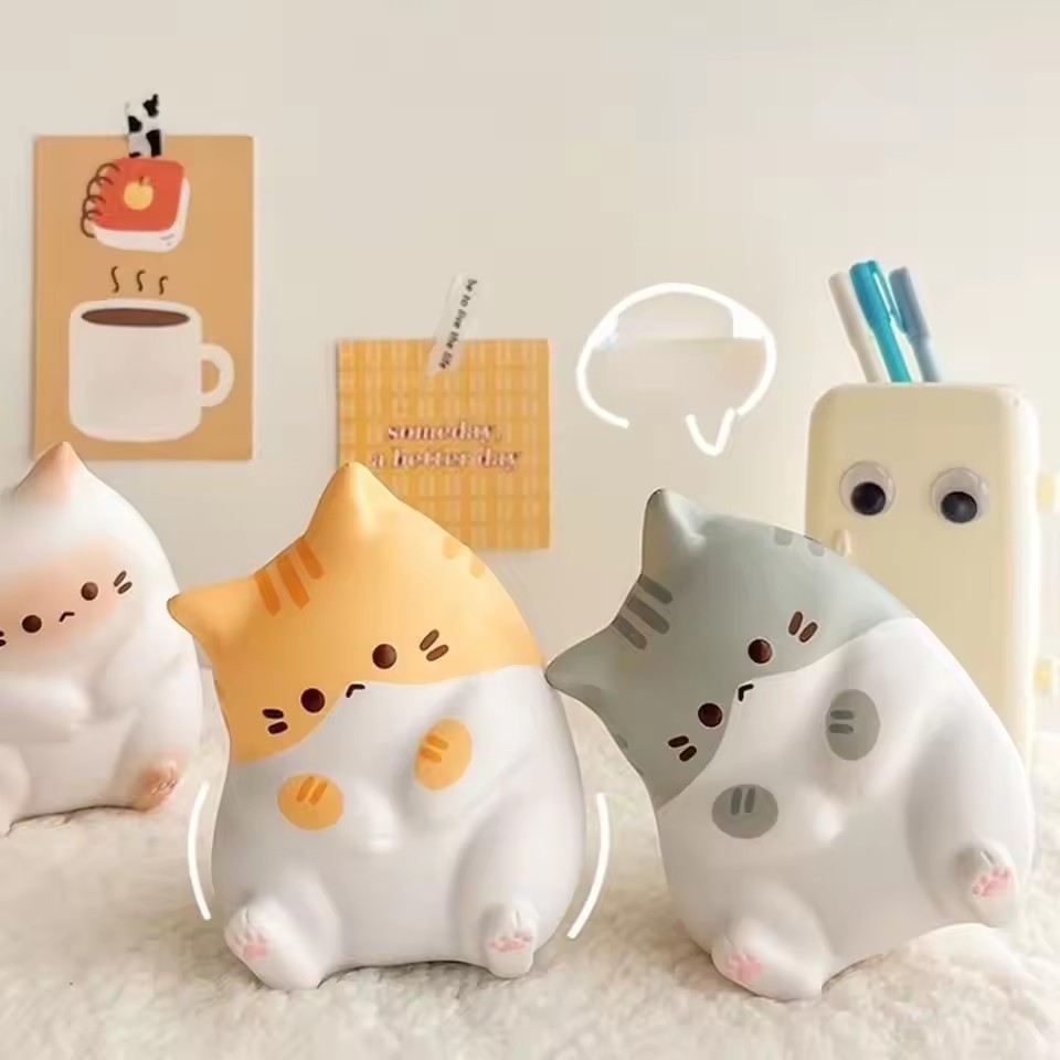 Модная мультяшная игрушка для кошек, плюшевая декомпрессионная кукла для снятия стресса, медленное отскок, милая игрушка для беспокойства