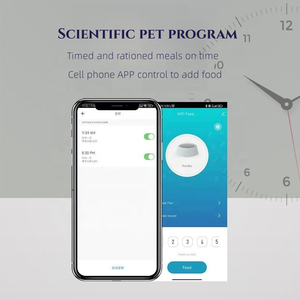 Penjualan Terbaik ponsel Wifi pengendali jarak jauh pintar 6L mangkuk hewan peliharaan pengumpan anjing kucing hewan peliharaan tempat makan pintar - Product Image 4