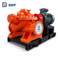 Pompa Sentrifugal Double Suction Split Case Aliran Tinggi untuk Irigasi, Perlindungan Kebakaran, dan Pasokan Air Industri