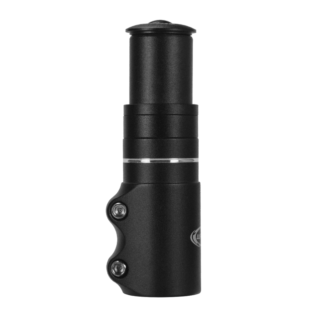 Estensore Per Manubrio Bici - Prolunga Gambo Forcella Di Circa 3 Cm, In Lega Alluminio, Nero, Per Mountain Bike E Bici Pieghevoli