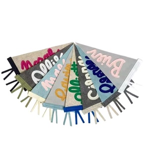 Cheap Eco-Friendly Waterproof Felt Bunting Wall Decoration Party Promotional Events Colorful Customized Logo Custom Size Flag - Product Image 1