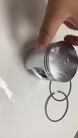 Piezas de Pistón para Motor de Motocicleta Suzuki TS185, Diámetro del Orificio 64 mm, Pistón y Anillos, Accesorios para Scooter