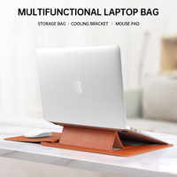 Housse de Luxe pour Ordinateur Portable avec Support pour Microsoft Surface Book 2 et MacBook M1 Air Pro 13 14 15 Pouces, Sacoche et Étui pour Homme