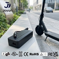 Chargeur de scooter 42V2A pour scooter Xiaomi compatible avec batterie lithium 36V, connecteurs multiples DC5.5*2.1 GX16 XLR