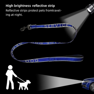 Chất Lượng Tốt Nhất Con Chó Dây Xích In OEM Biểu Tượng Tùy Chỉnh Dịch Vụ Con Chó Nhiệm Vụ Nặng Nề Bền Phản Quang Nylon Dây Sợi Dây Thừng Dẫn Con Chó Con Vật Nuôi Dây Xích - Product Image 5