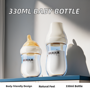Biberón de respuesta natural PP <span class=keywords><strong>Biberon</strong></span> <span class=keywords><strong>3</strong></span> Ay 330ml SCY906/01, biberón portátil de cuello ancho, de silicona sin BPA Material, alimentación para niños pequeños - Product Image 3