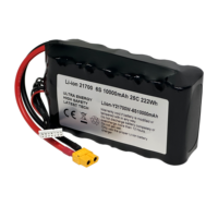 Batterie Li-ion 6S 22,2V 10000mAh 21700 à décharge rapide 25C de Mason Power Battery Manufacturer pour drones FPV longue portée et UAV de transport