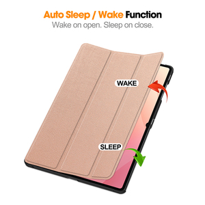 Housse de <span class=keywords><strong>tablette</strong></span> en cuir PU + PC avec fonction de mise en veille automatique, antichoc, pliable en trois parties, <span class=keywords><strong>pour</strong></span> <span class=keywords><strong>Samsung</strong></span> Tab S11 Ultra (SM-X930) 14,6 pouces - Product Image 2
