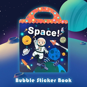 Libro de Actividades Portátil con Temática Espacial para Niños, Libro de Insectos con Pegatinas, Juego Educativo de Aprendizaje para Niños Pequeños - Product Image 3