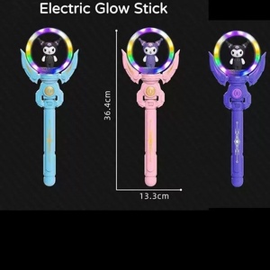 Ánh sáng lên cối xay gió ít màu vàng vịt công chúa cá heo gấu trúc đầy màu sắc vật liệu nhựa âm nhạc Đồ chơi chân - Product Image 3