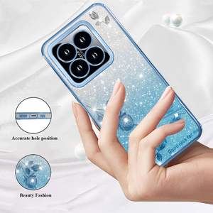 Design de luxe Bling dégradé diamant clair paillettes Floral <span class=keywords><strong>coque</strong></span> de téléphone pour Xiaomi 14 Pro 13 lite 13t 12s 11t - Product Image 3
