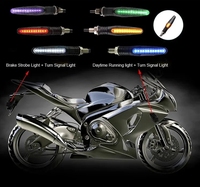 Accessoires de moto BAOBAO, clignotants à LED, mini clignotants pour moto, lumières LED pour moto