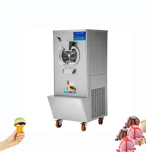 Mesin pembuat es krim baja tahan karat, mesin pembuat es krim profesional 16l untuk dijual