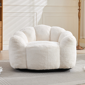 TALONGJ Modern Lotus <b>Compression</b> Sofa Bean <b>Bag</b> with Pull Ring Easy Move Soft Comfort Square Design for Living Room & Bedroom - Product Image 5