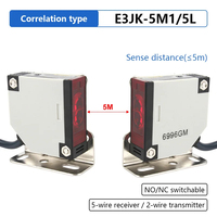 Interruptor de sensor de haz fotoeléctrico montado en la pared interior ajustable Interruptor de proximidad Cable de línea de 4m Inducción con panel reflector